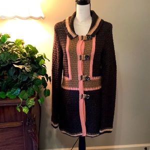 Anthropologie cardigan sweater. Button up front. Size medium.